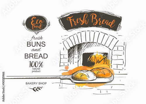 bread vector illustration