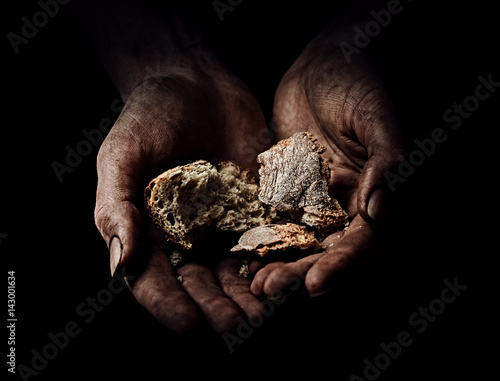 Konstfotografi Hands of beggar