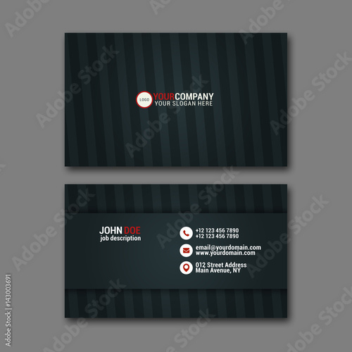 Business Card Template.