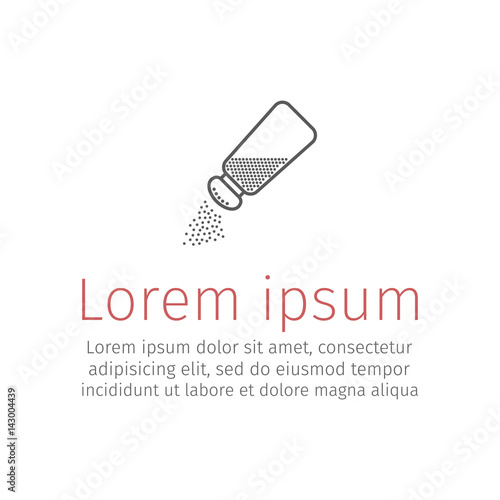 salt vector icon