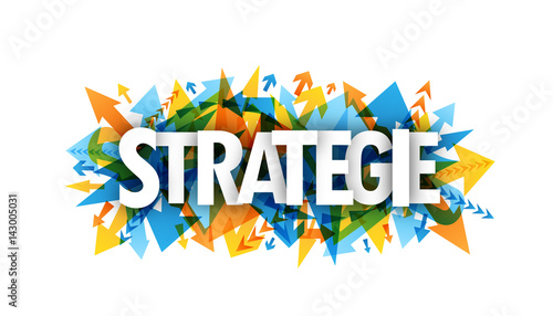 Icône STRATEGIE avec flèches