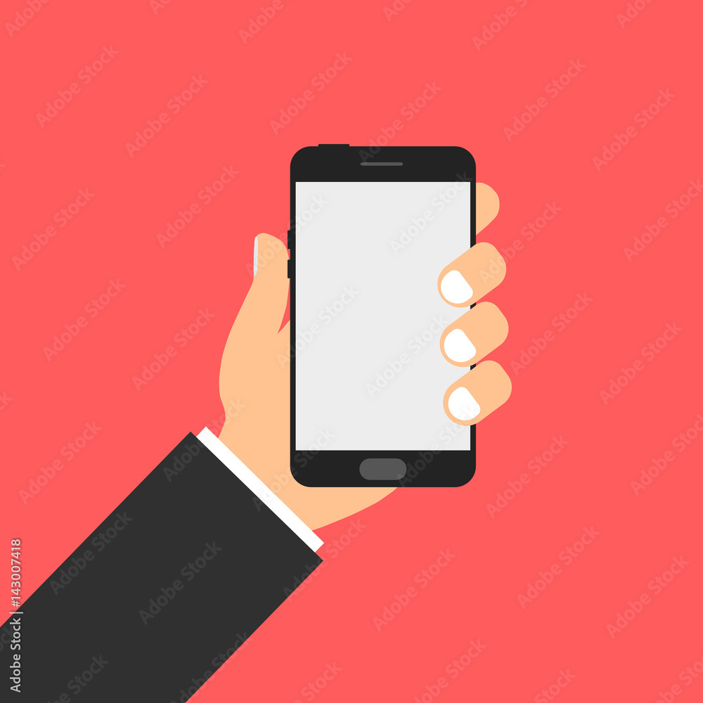 Phone in hand Phone in hand