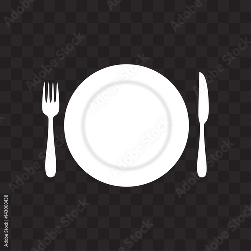 lovely food logo. vector illustration