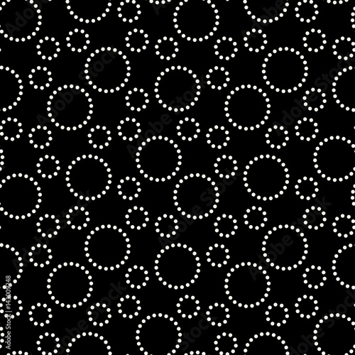 geometric dashed circles graphic print pattern background