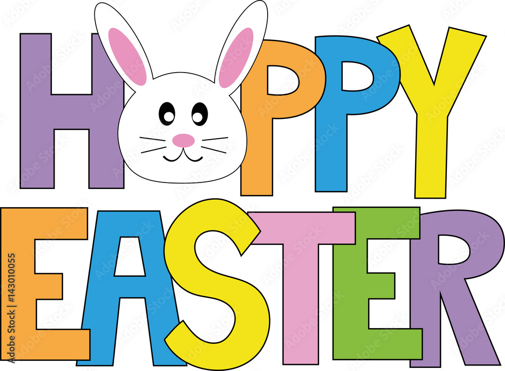 Canvastavla Happy Easter
