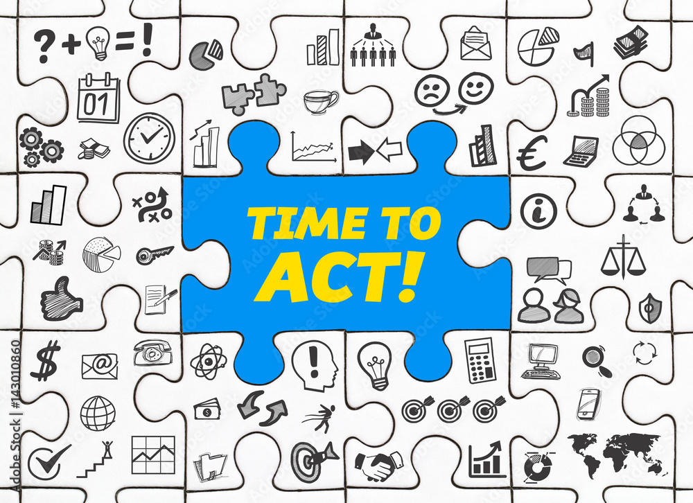 Time to ACT! / Puzzle mit Symbole