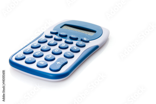Calculator isolated