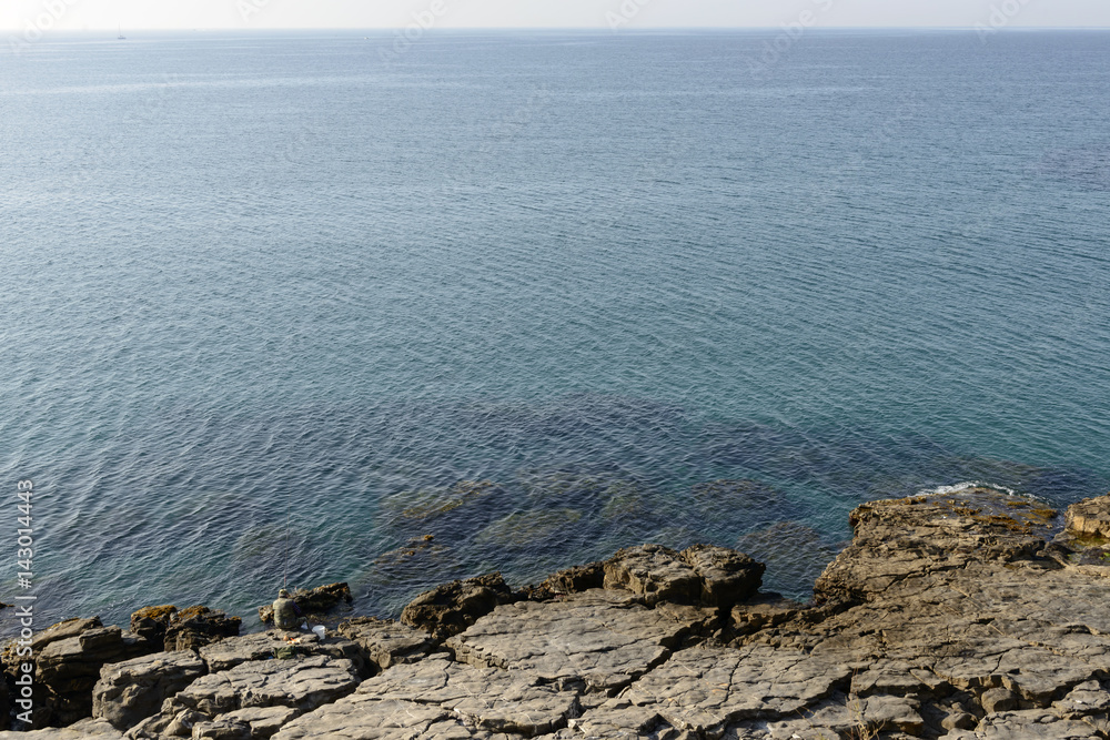 Αυτοκόλλητο fisherman taking his lonely chanche, Italy