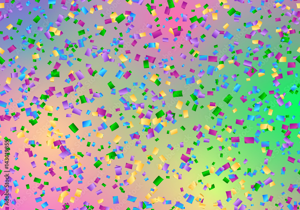 Celebration background with colorful confetti
