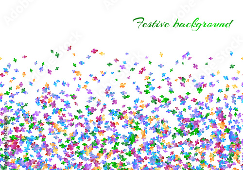 Celebration background with confetti carnival
