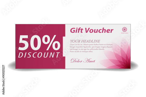 Gift voucher template