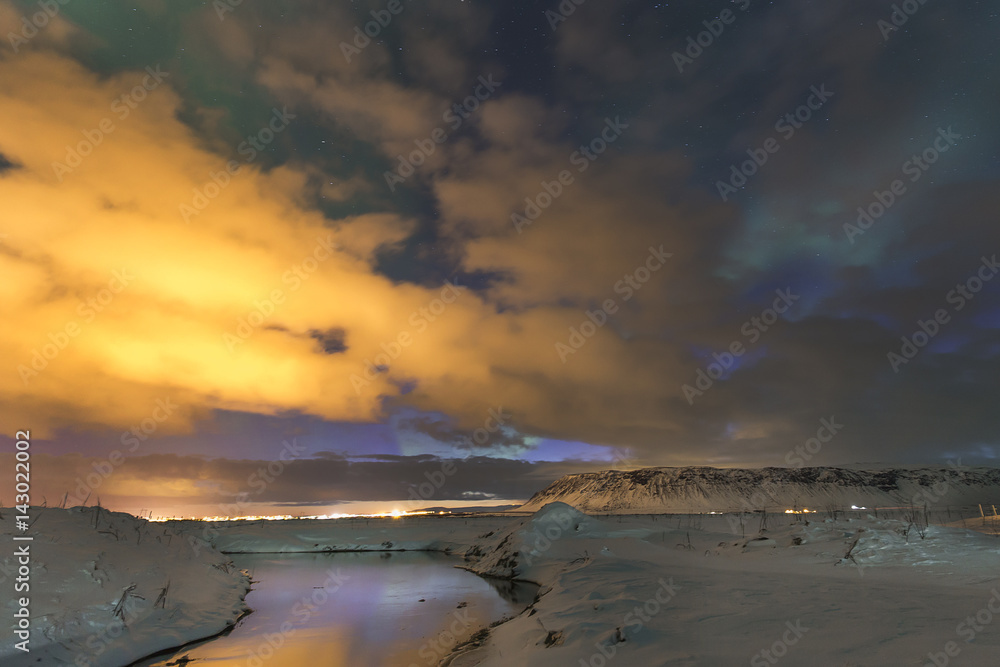 Fototapeta premium Aurora in Island