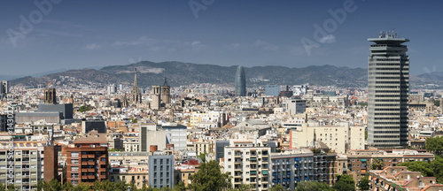 Barcelona (Spain): view from Montjuic