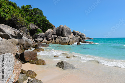 Silver Beach in Koh Samui, ThailandTropical paradise with beautiful white beach.