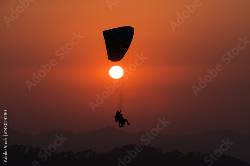 Paragliding at Bir 