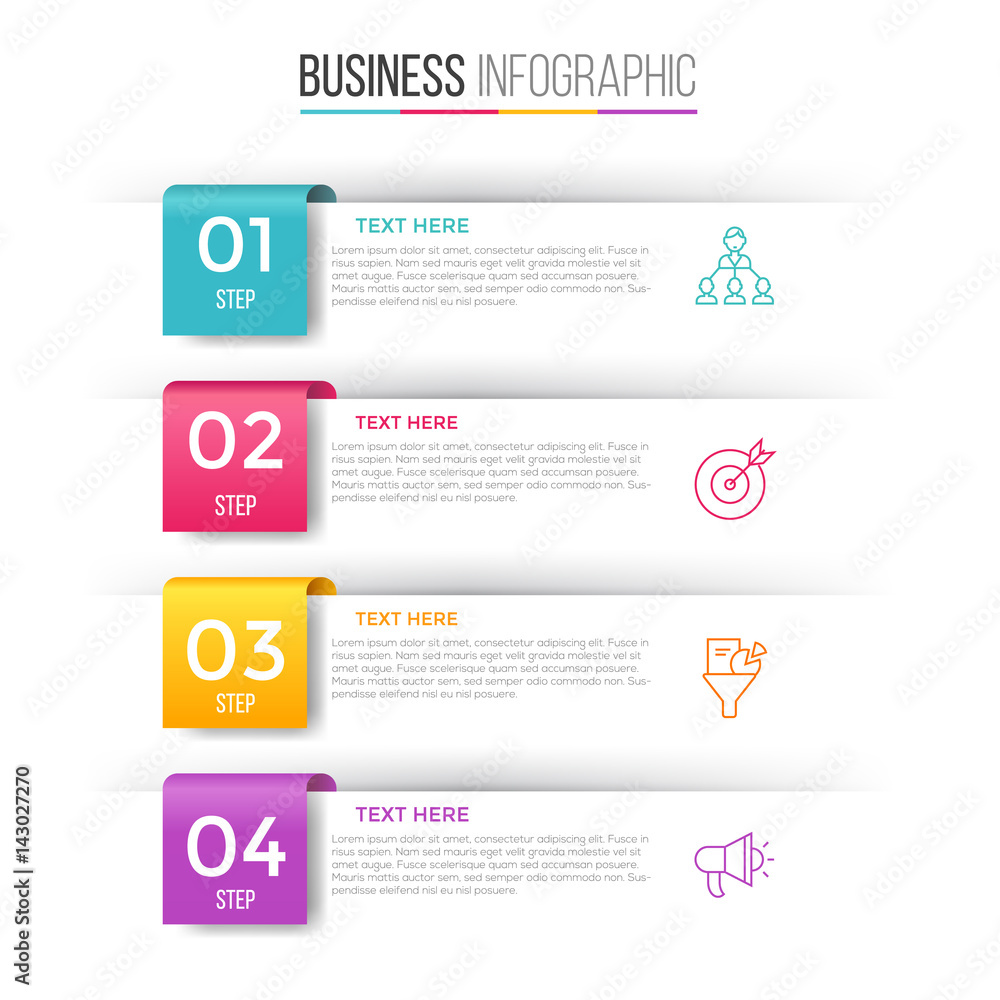 Infographic template for four options , steps or process. Perfect for workflow layout, annual report, business concept Infographic template for four options , steps or process. Perfect for workflow layout, annual report, business concept