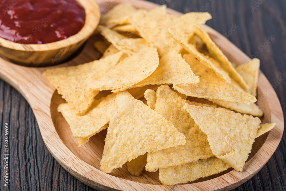 Corn chips nachos Corn chips nachos