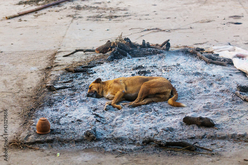 Canvas Print Funeral Pyre