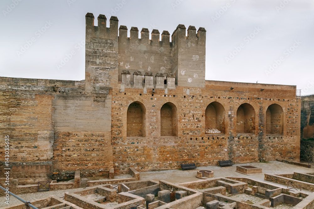 Alcazaba fortress, Granada, Spain