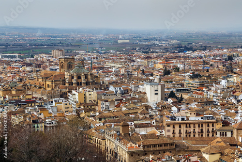 view of Granada city, Spain