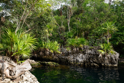 Canvas Print Cuban cenotes - Cueva de los Peces near Giron beach