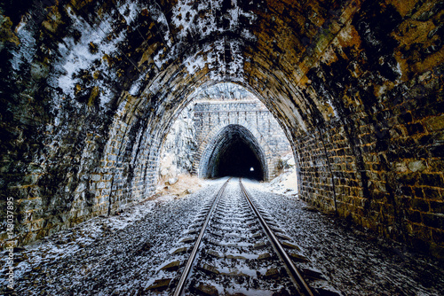 View of the old tunnels.