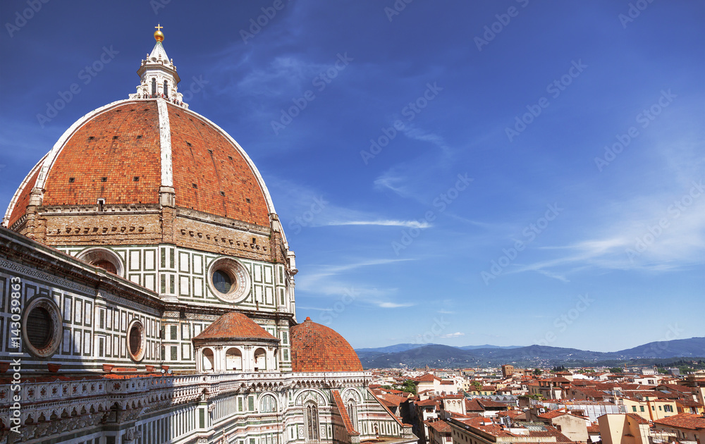 Dome of the Cathedral Santa Maria del Fiore, Florence, Italy