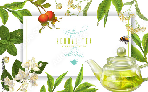 Herbal tea frame