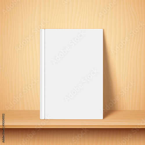Empty White Book Template