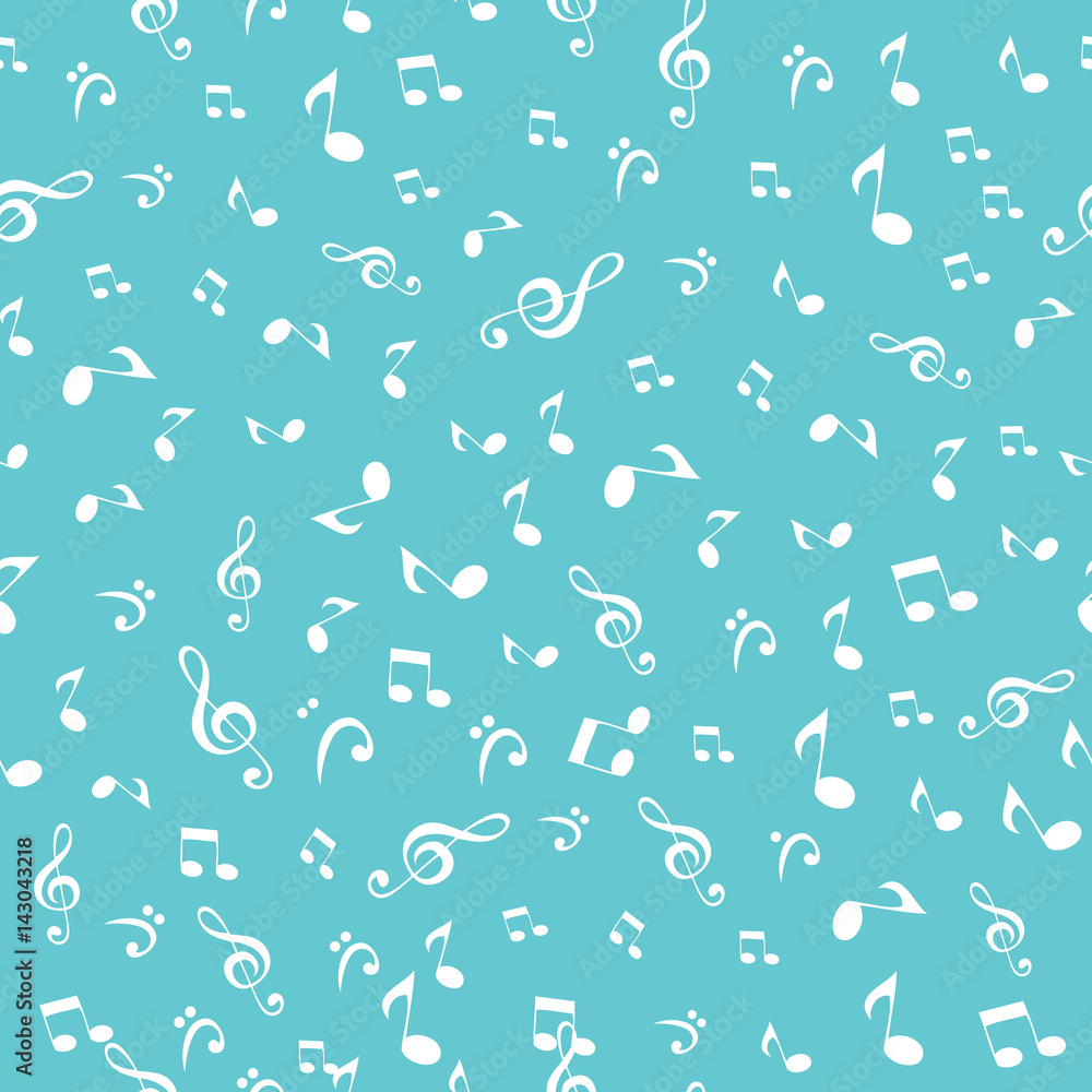 Abstract Music Notes Seamless Pattern Background Vector Illustra Abstract Music Notes Seamless Pattern Background Vector Illustra