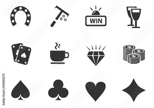casino icon set