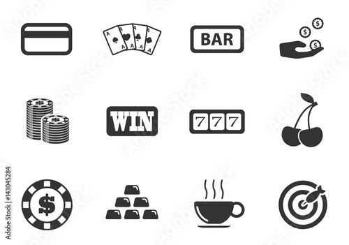 casino icon set