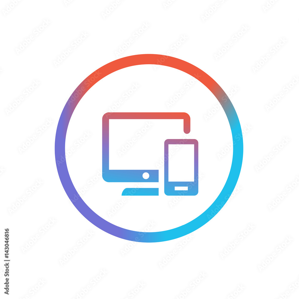 Rainbow Line App Design Rainbow Line App Design