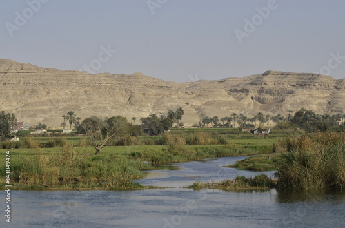 Nil-Landschaft zwischen Tell el Amarna und Al Minya