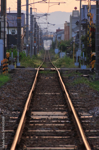 まっすぐな線路, straight rail