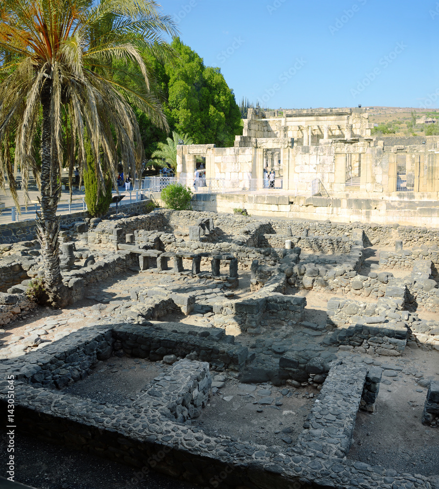 The ruins of Capernaum