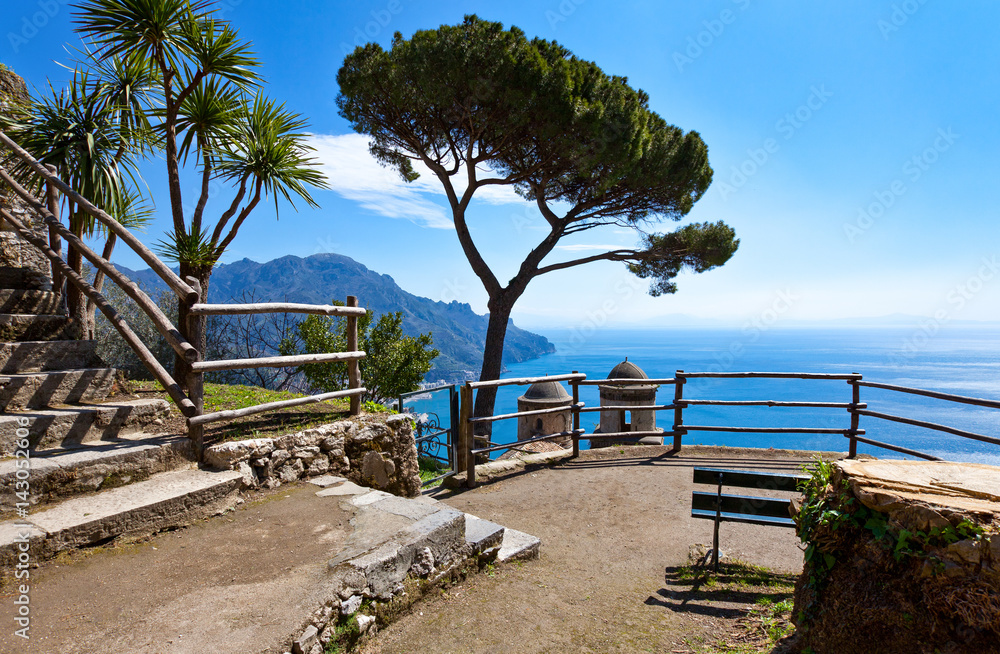 Naklejka premium The charm of the Sorrentina peninsula