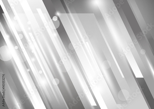 Vector Abstract modern background design silver tone