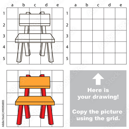 Drawing tutorial for kids. Educational kid game.