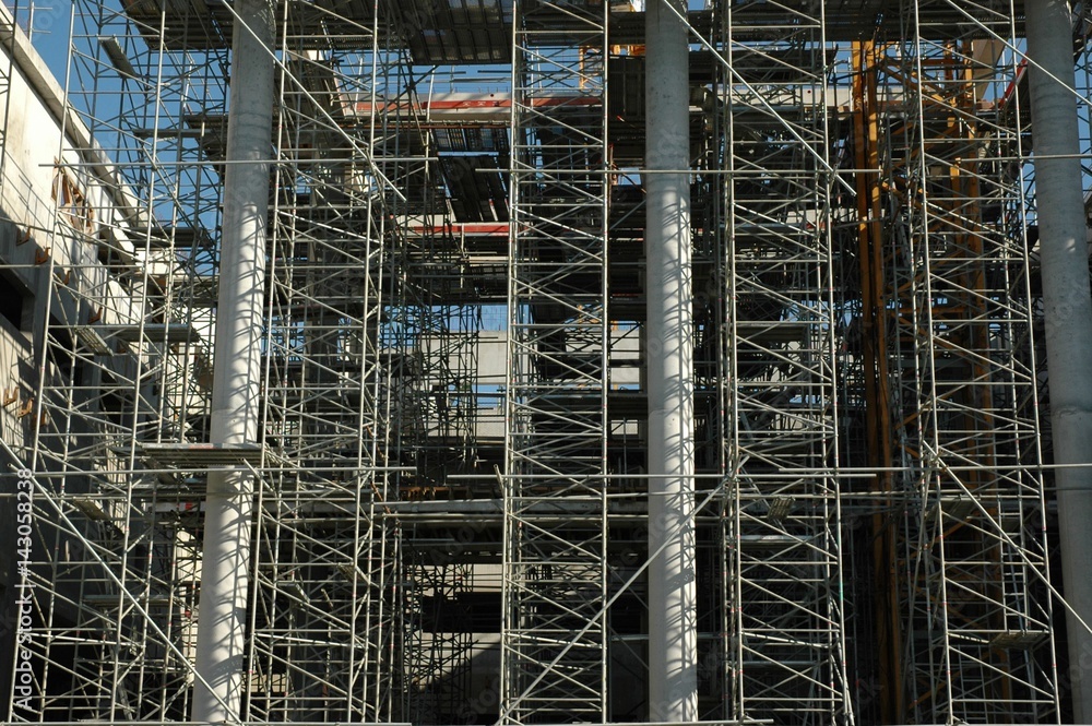 échafaudages complexes pour construction de bâtiment échafaudages complexes pour construction de bâtiment