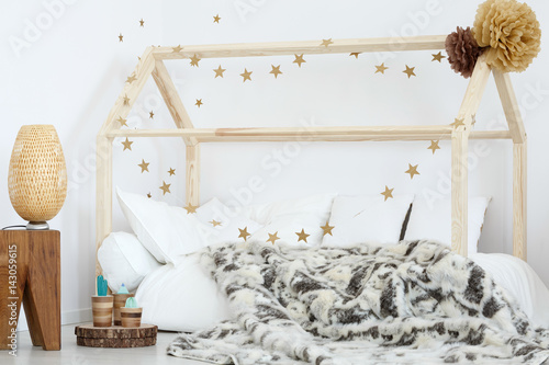 Bed in kid's room