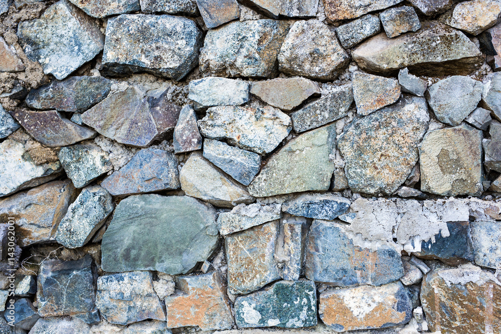 Background of stone wall texture photo