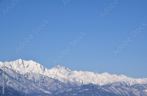 池田町から見た白馬連峰 © kikisora