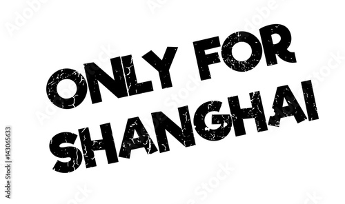 Only For Shanghai rubber stamp. Grunge design with dust scratches. Effects can be easily removed for a clean, crisp look. Color is easily changed.