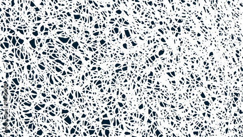 Abstract chaotic pattern. Vector illustration. Irregular random unusual curves.