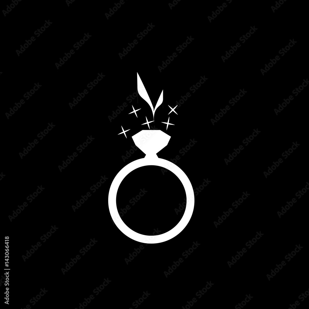 vector diamond ring icon vector diamond ring icon