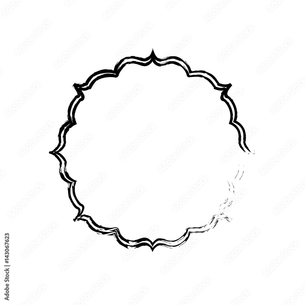 Decorative emblem banner vector illustration graphic design Decorative emblem banner vector illustration graphic design