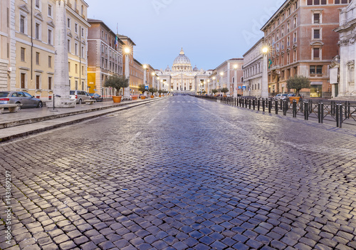 Saint Peter's Square and Saint Peter's Cathedral,Vatican City