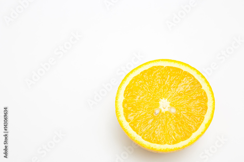 Orange isolated on white background