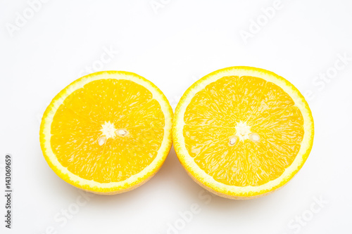 Orange isolated on white background